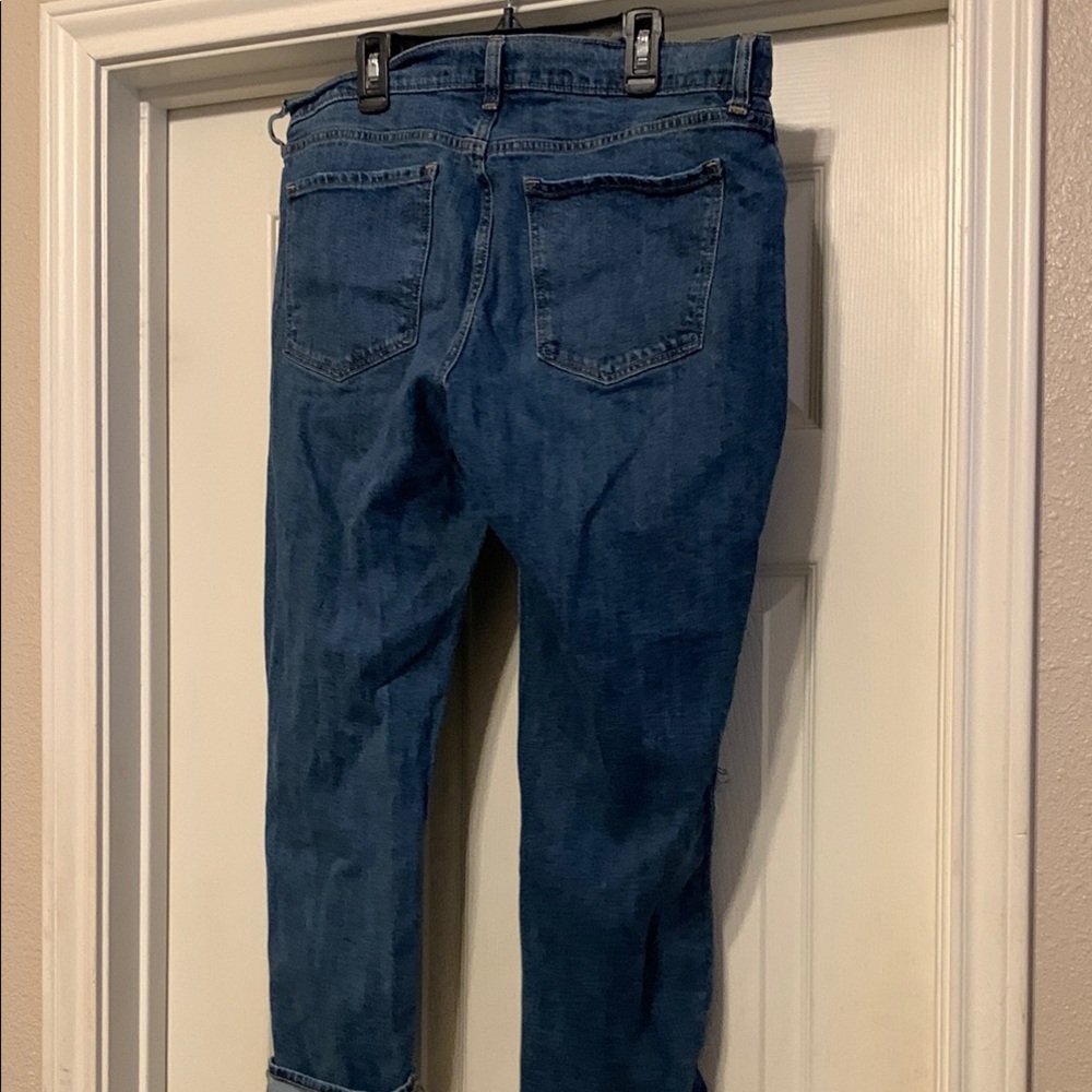 Boyfriend Distressed, Patchwork Jeans - image 6